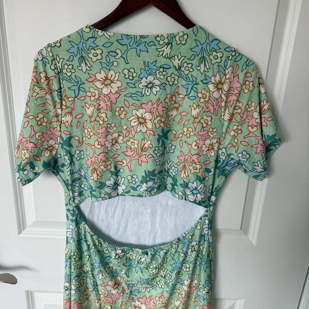 Smith & Quinn The Celine Basil Daisy Dress Size Large - Picture 8 of 8